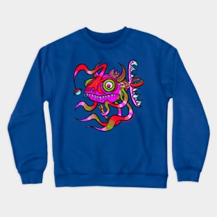 Angler Fish Fallen Angel Crewneck Sweatshirt